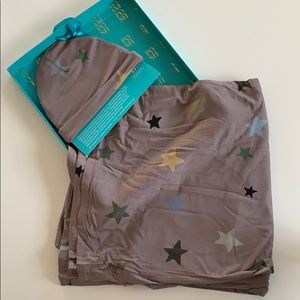 Posh Peanut Walker swaddle and hat set
